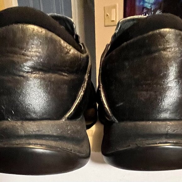 Comfy Women's Merrell Topo Soar Black Slip On Leather Loafers Size 8 - Picture 6 of 7